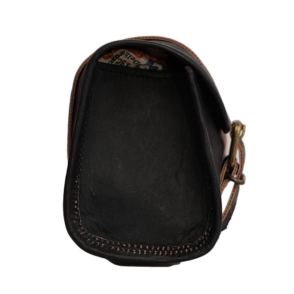 Sleek Black Leather Tool Kit