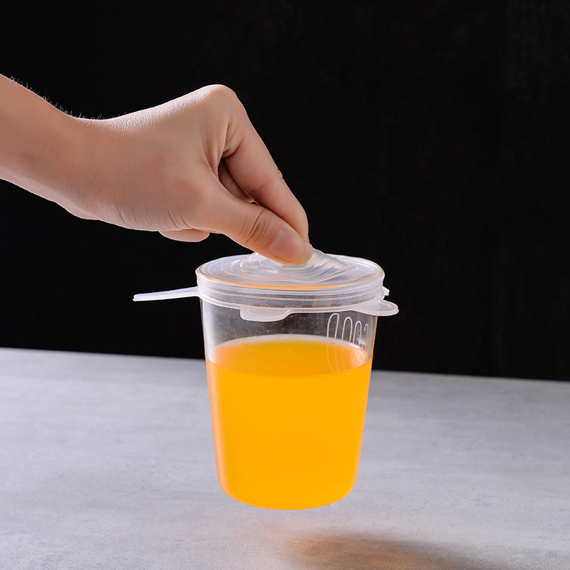 6pcs Silicone Stretch Lids for Food Storage