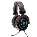 L33T Gaming GJERMUNDBU RGB Gaming fejhallgató mikrofonnal, fekete