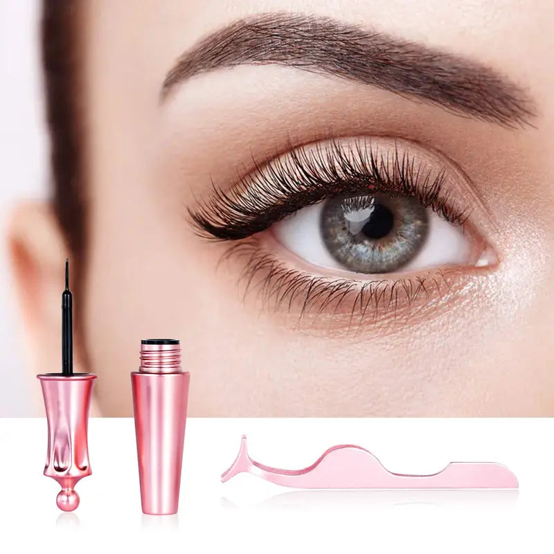 NNETM 5 Pairs Magnetic Eyelashes And Eyeliner Kit Reusable 3D Magnetic False Lashes Extension No Glue Needed