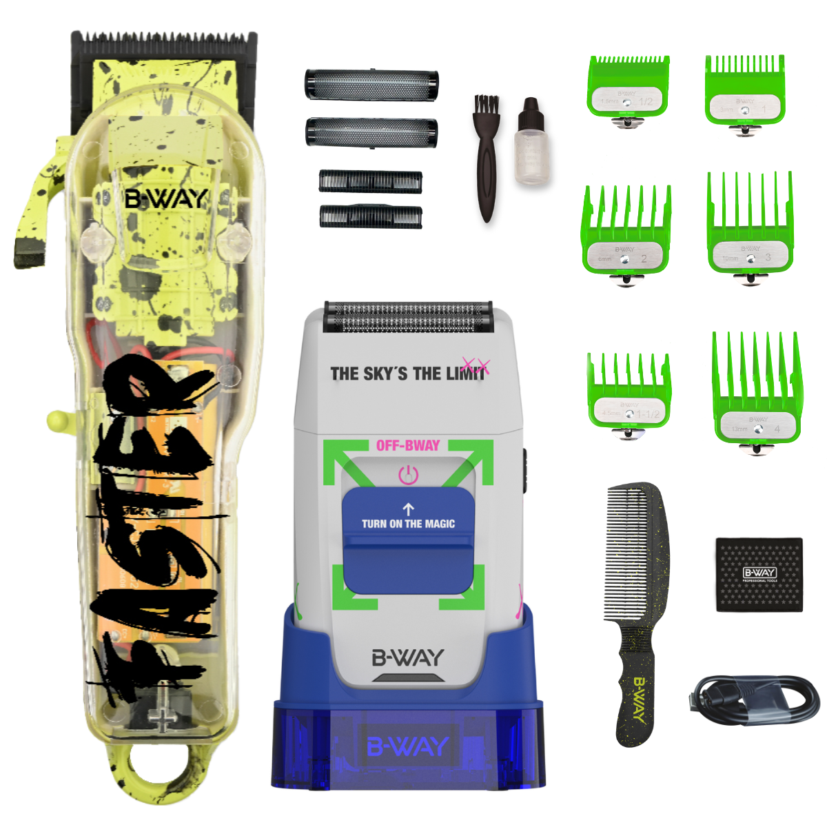 Faster + Off shaver