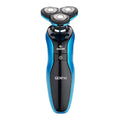 Gold & Blue Three-Blade Electric Shaver