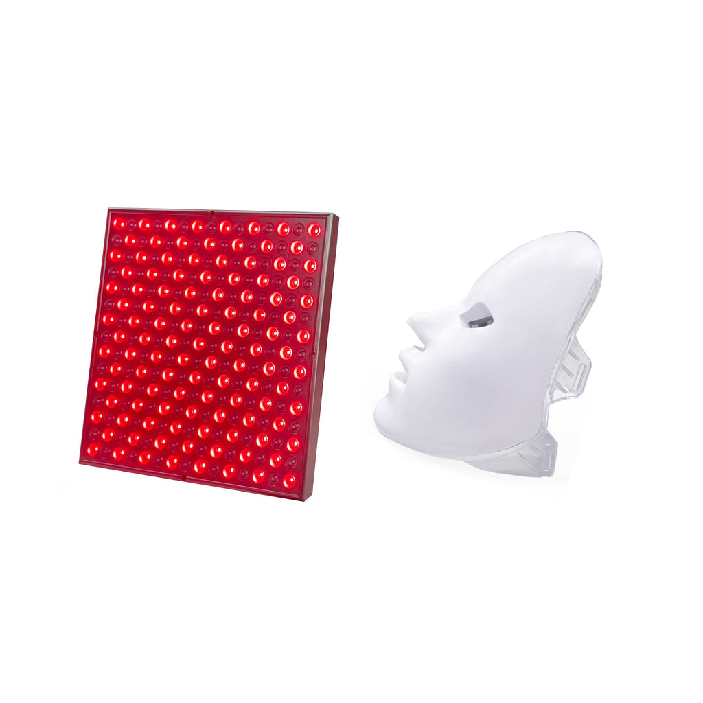 Pursonic 7-in-1 LED Light Therapy Face Mask & Full-Body Red Light Therapy Panel