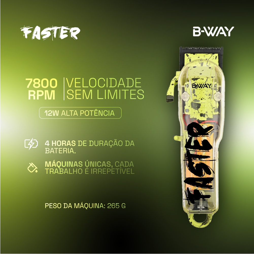 Faster + Off shaver
