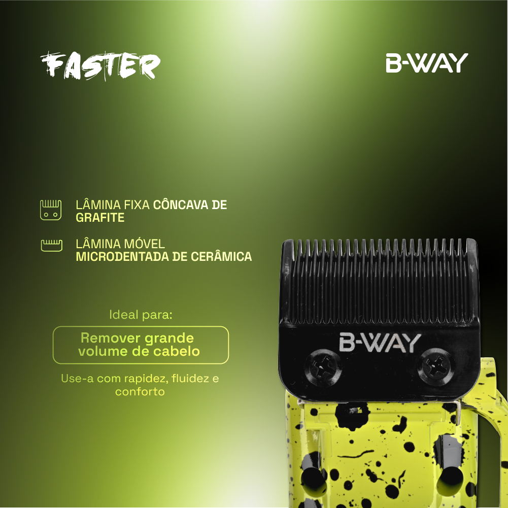 Faster + Off shaver