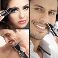 Rechargeable 4-in-1 Micro Hair Trimmer Electric Shaver Black