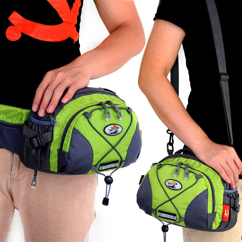 Wautton Outdoor Waist Bag Crossbody Sling Bag Nylon