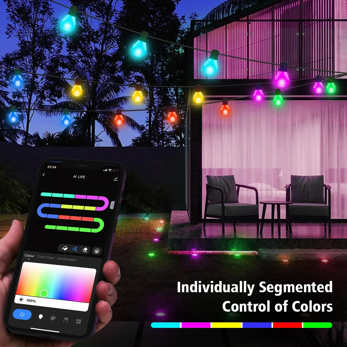 NNEOBA Smart WIFI LED String Lights