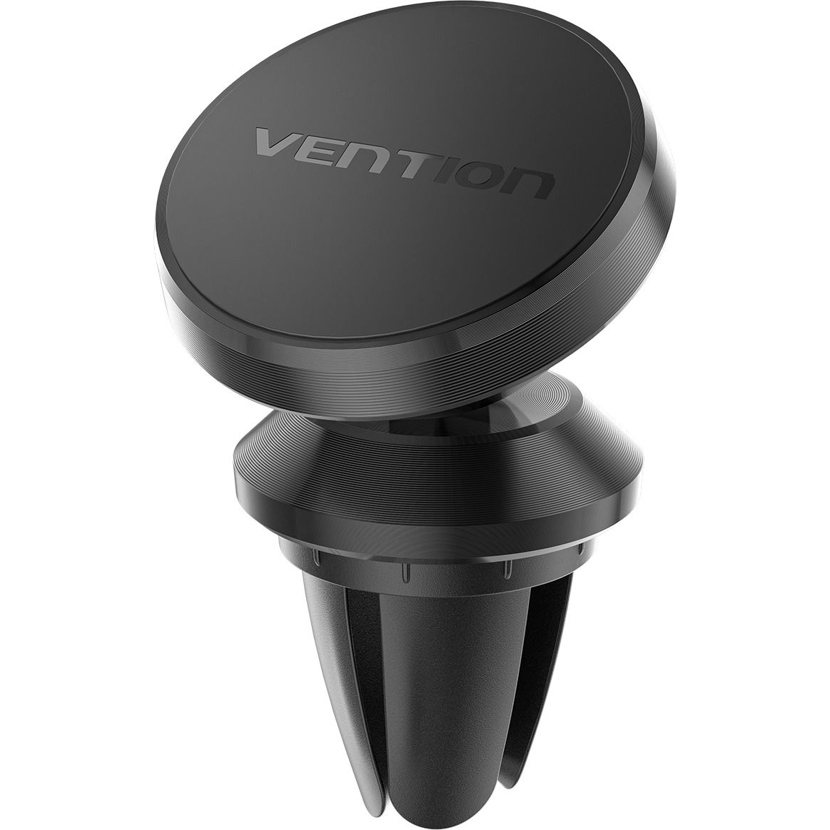 Vention Magnetic Car Phone Mount Black Air Vent Clip Type