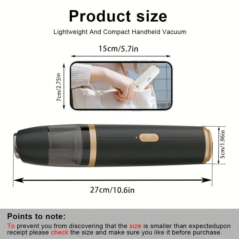 NNETM Wireless Handheld Vacuum Cleaner USB