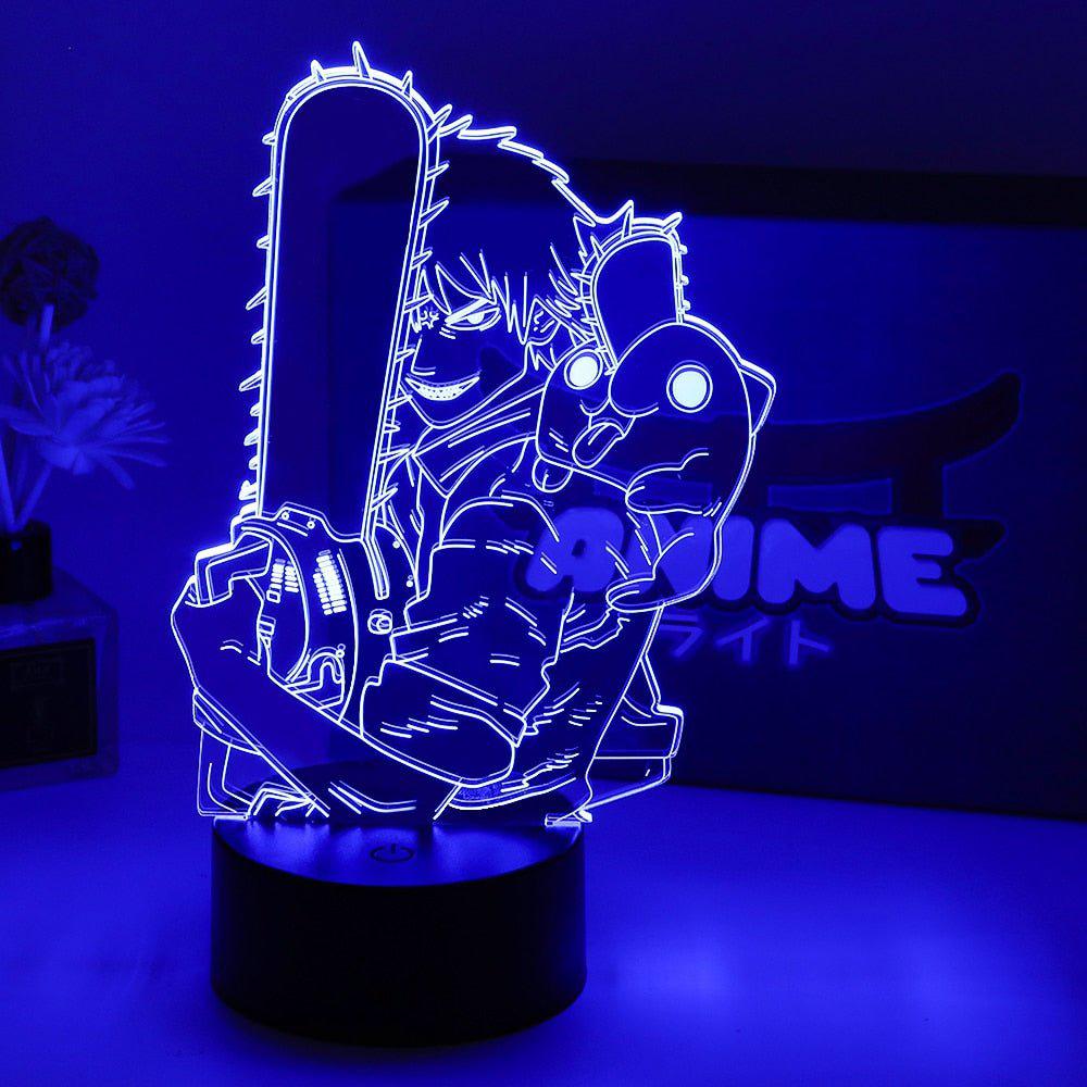 Chainsaw Man 3D Led Night Light