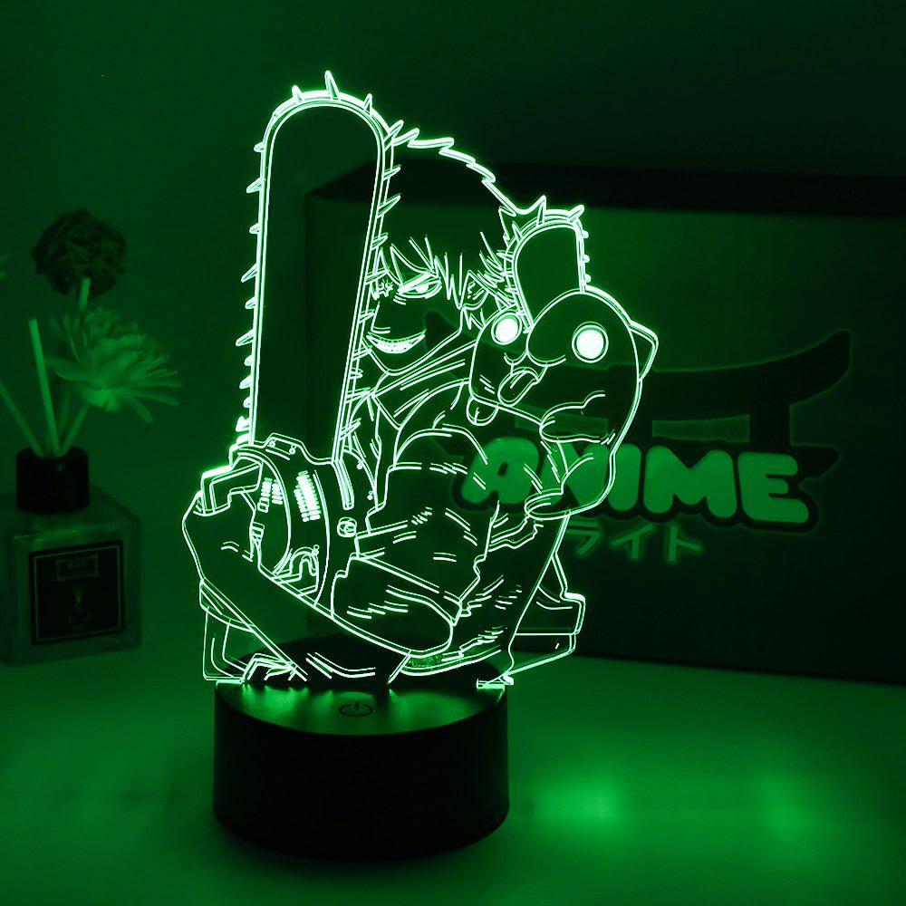 Chainsaw Man 3D Led Night Light